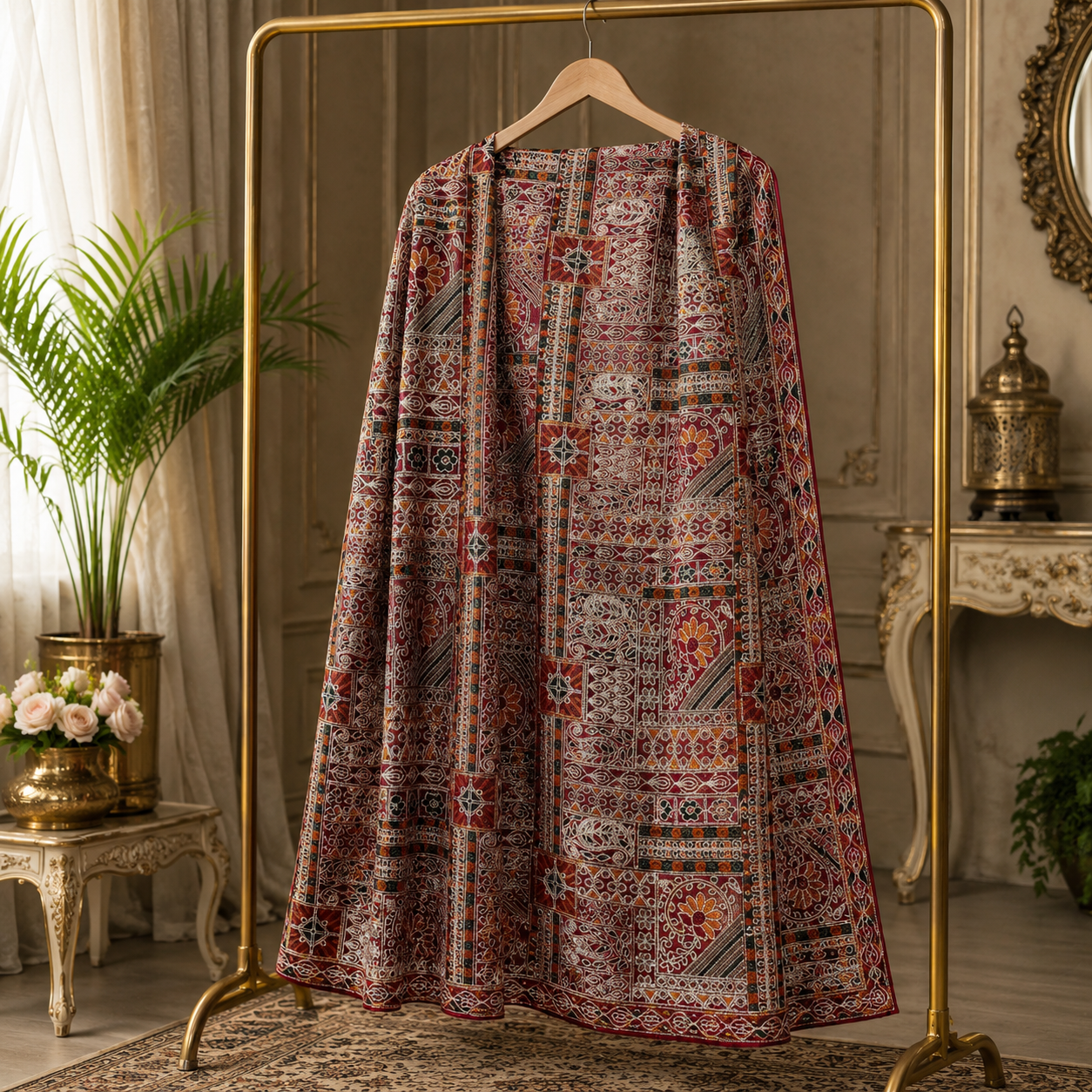 Royal Maria B Embroidered Dupatta – Premium 2.5 yards Luxury Wear