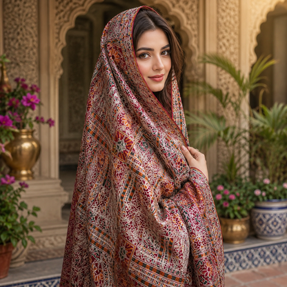 Royal Maria B Embroidered Dupatta – Premium 2.5 yards Luxury Wear