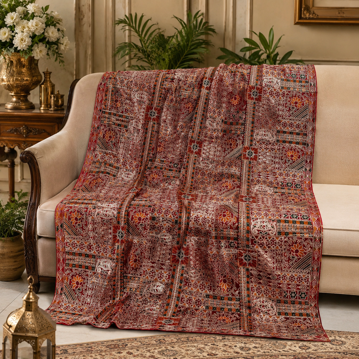 Royal Maria B Embroidered Dupatta – Premium 2.5 yards Luxury Wear