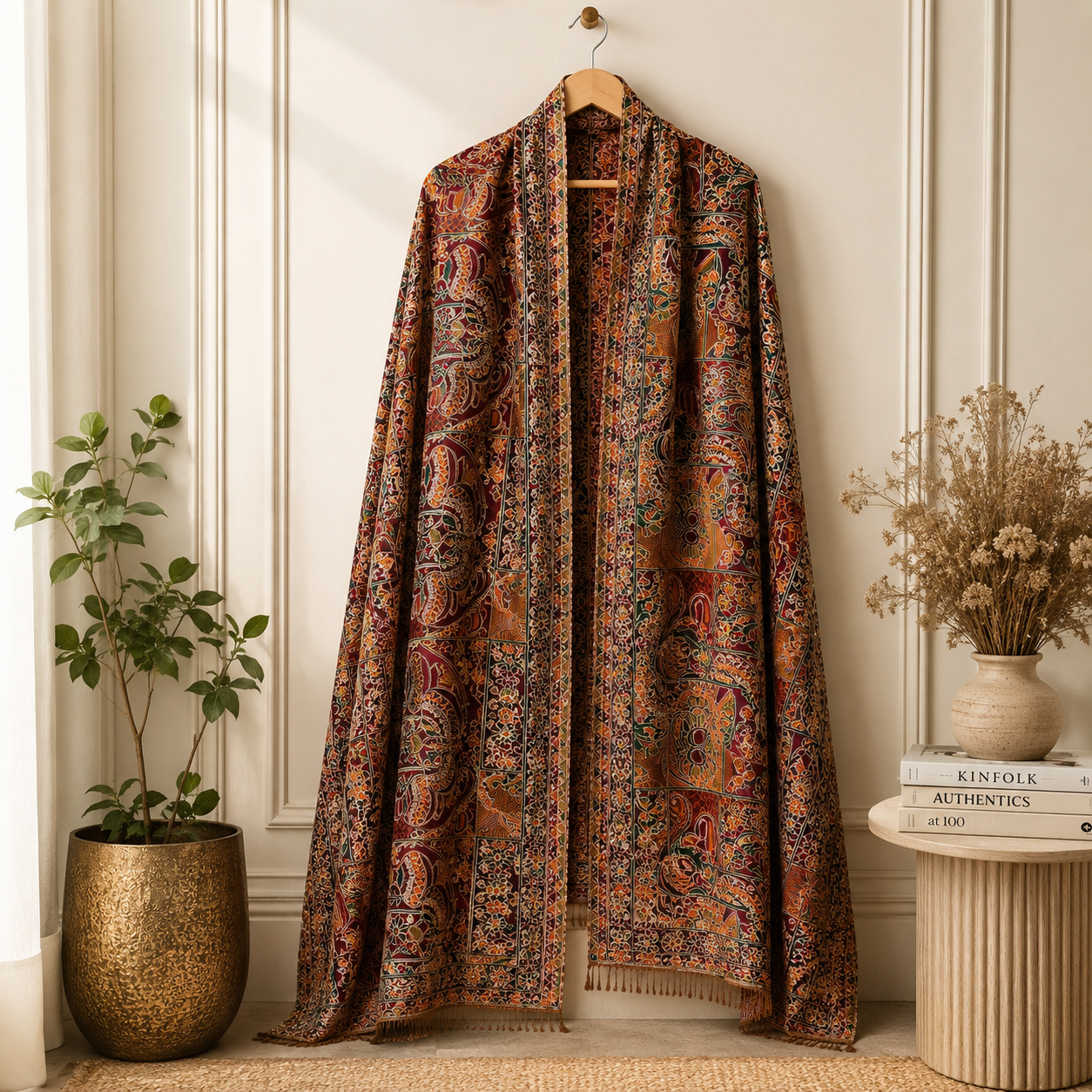 Original Maria B Luxury Embroidered Organza Dupatta – Premium Designer Party Wear | 2.5 Yards