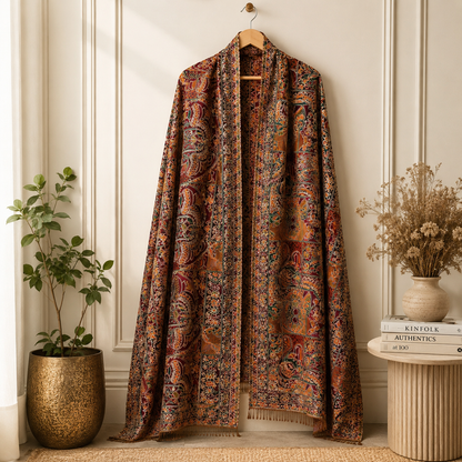 Original Maria B Luxury Embroidered Organza Dupatta – Premium Designer Party Wear | 2.5 Yards