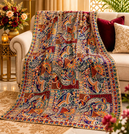Maria B Luxury Embroidered Organza Dupatta – Premium Designer Finish | 2.5 Yards
