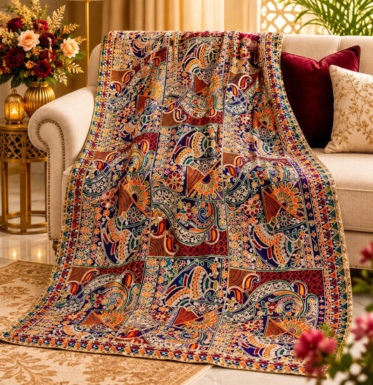 Maria B Luxury Embroidered Organza Dupatta – Premium Designer Finish | 2.5 Yards