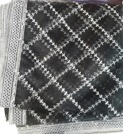 Sequence Net Dupatta – 2.5 Yards Luxury Party Wear Dupatta
