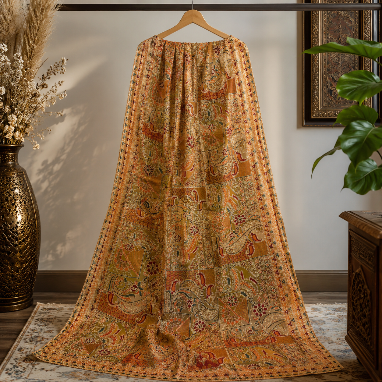 Maria B Inspired Premium Embroidered Organza Dupatta | 2.5 Yards | Elegant Party & Casual Wear for Women